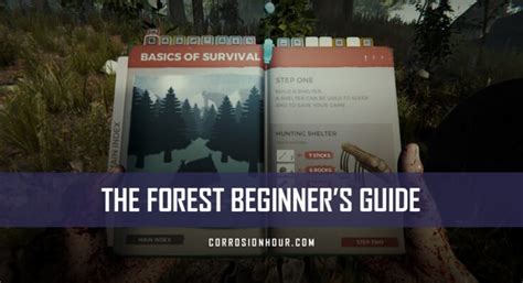 Beginner's walkthrough guide for The Forest .